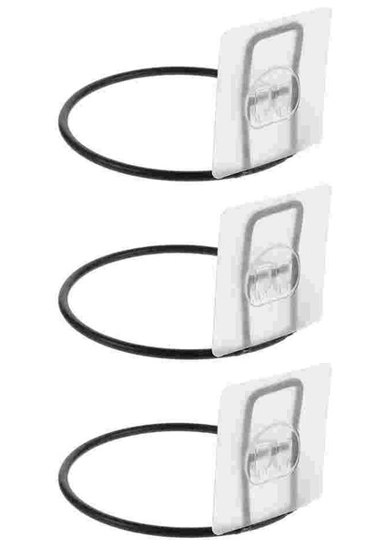 Siyah 12.5X12.5X7 cm Duvar Halka Kase Tutucu Monte Besleyici Pot Askısı Köpek Pet Ekici Braketi Dağı Asılı Bitki Çiçek Rafı Gıda Kedi Metal Su (Yurt Dışından)