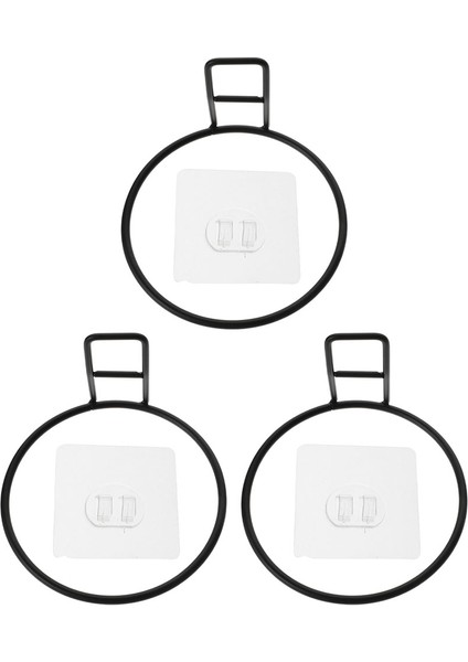 Siyah 12.5X12.5X7 cm Duvar Halka Kase Tutucu Monte Besleyici Pot Askısı Köpek Pet Ekici Braketi Dağı Asılı Bitki Çiçek Rafı Gıda Kedi Metal Su (Yurt Dışından) fiyatları