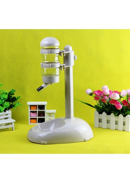 Pirinç Beyaz Köpek Kaldırabilir Su Bardağı Asılı Tip Islak Olmayan Ağız Otomatik Içme Çeşmesi Pet Dikey Besleyici Kase Yavru Kedi Için Mobil (Yurt Dışından)