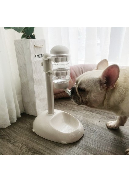 Pirinç Beyaz Köpek Kaldırabilir Su Bardağı Asılı Tip Islak Olmayan Ağız Otomatik Içme Çeşmesi Pet Dikey Besleyici Kase Yavru Kedi Için Mobil (Yurt Dışından) fırsatları