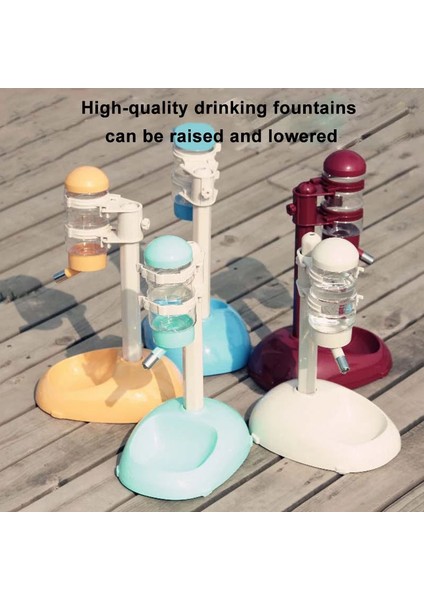 Pirinç Beyaz Köpek Kaldırabilir Su Bardağı Asılı Tip Islak Olmayan Ağız Otomatik Içme Çeşmesi Pet Dikey Besleyici Kase Yavru Kedi Için Mobil (Yurt Dışından) indirimleri