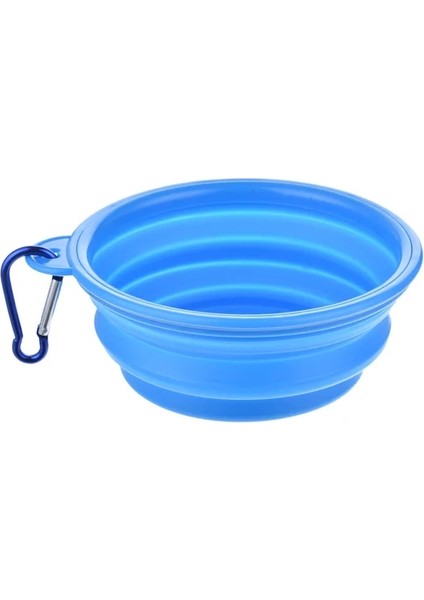 P10 350 ml Köpek Seyahat Silikon Kase Büyük Katlanabilir Pet Katlanır Kase Açık Seyahat Taşınabilir Köpek Maması Kabı Besleyici Bulaşık Kase 450 ml (Yurt Dışından)