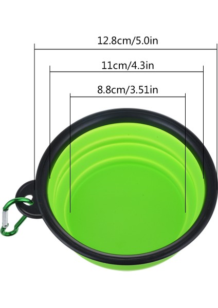 P10 350 ml Köpek Seyahat Silikon Kase Büyük Katlanabilir Pet Katlanır Kase Açık Seyahat Taşınabilir Köpek Maması Kabı Besleyici Bulaşık Kase 450 ml (Yurt Dışından) indirimleri