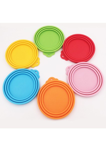 Turuncu 3 In 1 Yeniden Kullanılabilir Pet Gıda Kapak Silikon Köpekler Kediler Depolama Teneke Kapak Contası Kapak Evcil Hayvan Malzemeleri Için Uygun 65MM 75MM 85MM (Yurt Dışından) fiyatları