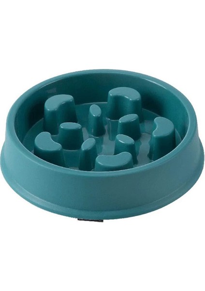 Derin Yeşil Pet Besleyici Köpek Yavaş Yiyecek Kasesi Köpek Boğulma Önleyici Besleyici Kaymaz Anti Boğulma Yiyecek Kasesi Köpek Kedi Pet Malzemeleri (Yurt Dışından)