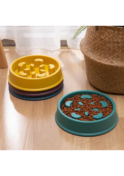 Derin Yeşil Pet Besleyici Köpek Yavaş Yiyecek Kasesi Köpek Boğulma Önleyici Besleyici Kaymaz Anti Boğulma Yiyecek Kasesi Köpek Kedi Pet Malzemeleri (Yurt Dışından) fiyatları