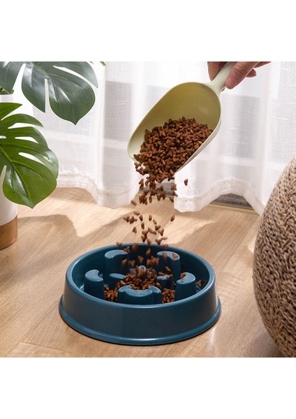 Derin Yeşil Pet Besleyici Köpek Yavaş Yiyecek Kasesi Köpek Boğulma Önleyici Besleyici Kaymaz Anti Boğulma Yiyecek Kasesi Köpek Kedi Pet Malzemeleri (Yurt Dışından) modelleri