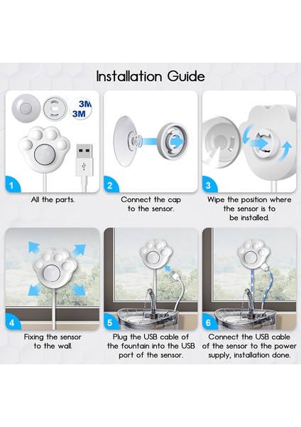 LED Su Pompası Akıllı Hareket Sensörü Kedi Köpek Su Sebili Akıllı Kızılötesi USB Evrensel Pet Çeşmesi Aksesuarla Filtre Elemanı Su Pompası (Yurt Dışından) fırsatları