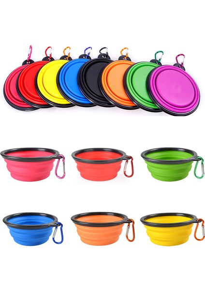 Kırmızı 350ML 1000ML Seyahat Katlanır Silikon Kase Taşınabilir Köpek Maması Kabı Su Besleyici Köpek Köpek Maması Kabı Köpek Aksesuarları (Yurt Dışından) fırsatları