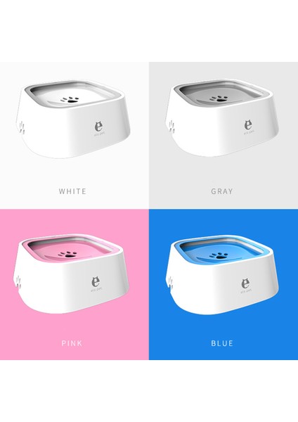 Gri Yeni Pet Köpek Kaseleri Yüzen Islatmayan Ağız Kedi Kase Hiçbir Dökülme Içme Suyu Besleyici Plastik Taşınabilir Köpek Kase Destek Araçları (Yurt Dışından) indirimleri