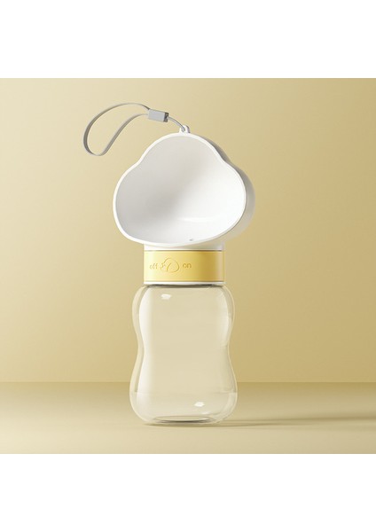 350ML Beyaz Taşınabilir Köpek Su Şişesi Besleyici Küçük Büyük Köpekler Için Pet Tiryakisi Kase Yavru Kedi Açık Seyahat Içme Chihuahua Aksesuarları (Yurt Dışından)