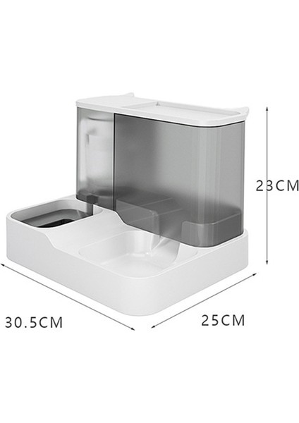 Pembe 31X23X25 cm Büyük Kapasiteli Kediler Otomatik Besleyici Su Sebili Islak ve Kuru Ayırma Köpekler Gıda Kabı Içme Suyu Kase Evcil Hayvan Malzemeleri (Yurt Dışından) fırsatları