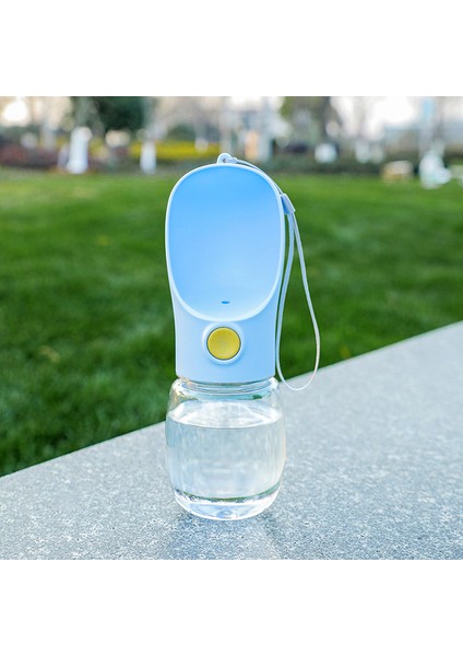 Mavi 350 ml Taşınabilir Açık Seyahat Yürüyüş Köpekler Için Köpek Besleyici Kase Su Kase Malzemeleri Küçük Büyük Köpekler Için Köpek Su Şişesi Kase (Yurt Dışından)