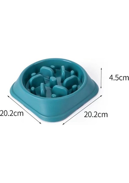 30 Resimde Gösterildiği Gibi Pet Köpek Kase Yavaş Besleyici Plastik Yavru Kedi Yemek Tabağı Kase Anti-Yutkunma Yemek Tabağı Besleme Köpek Kedi Mama Kasesi Malzemeleri (Yurt Dışından)