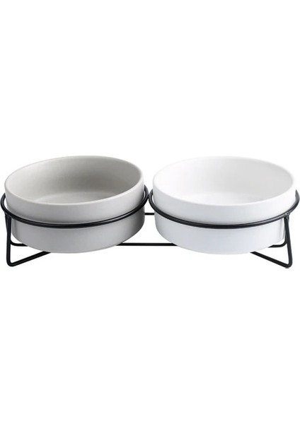 Beyaz Gri 400 ml Seramik Köpek Kase Kedi Kase Evcil Hayvan Maması Su Besleyici Kediler Için Küçük Köpekler Hayvan Mama Kabı Kedi Aksesuarları Köpek Malzemeleri Dropshipping Merkezi (Yurt Dışından)