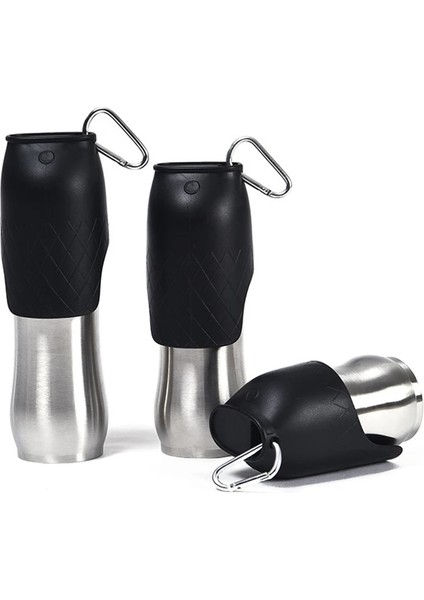 Siyah 2 350 ml Ulmpp Paslanmaz Çelik Su Sebili Seyahat Pet Kedi Taşınabilir Su Şişesi Açık Küçük Büyük Köpek Için Yürüyüş Içme Çeşmesi (Yurt Dışından) indirimleri