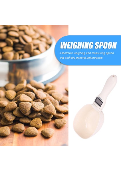 1 Adet Kaşık Ölçeği Evcil Hayvan Gıda Tartı Kaşık Ölçeği Elektronik Ölçme Aracı Köpek Kedi Besleme Kase Ölçme Kaşığı Mutfak Terazisi LCD Dijital Ekran (Yurt Dışından) modelleri