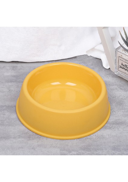 Sarı L Pet Tek Kase Pp Buzlu Ayak Izi Köpek Tiryakisi Besleyici Catdog Mama Kaseleri Hafif Kaymaz Besleme Tabağı Evcil Hayvan Aksesuarları (Yurt Dışından)