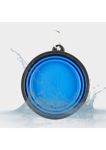 Pembe 350ML 1000ML Büyük Katlanabilir Köpek Pet Katlanır Silikon Kase Açık Seyahat Taşınabilir Köpek Maması Kabı Besleyici Bulaşık Kase Pet Gıda (Yurt Dışından) modelleri