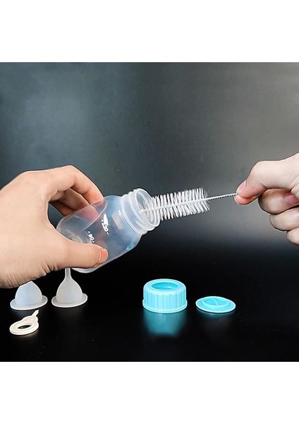 Yeşil 4'lü Paket Evcil Hayvan Bakım Seti Küçük Hayvanlar Için Süt Şişesi Emzik Biberonları (Yurt Dışından)