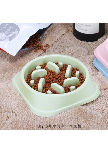 Gn M Pet Köpek Yavaş Besleyici Kase Kaymaz Bulmaca Kase Anti-Gulping Pet Yavaş Gıda Besleme Yemekleri Köpek Kase Orta Küçük Köpekler Için Köpek (Yurt Dışından)