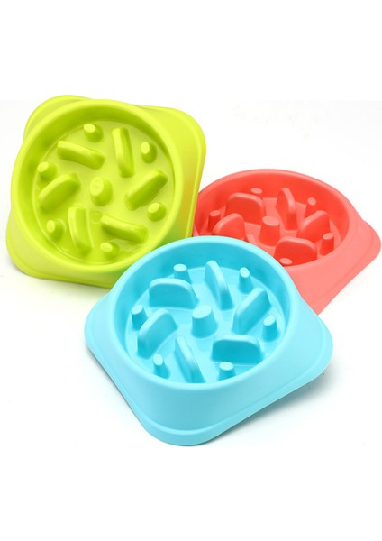 Gn M Pet Köpek Yavaş Besleyici Kase Kaymaz Bulmaca Kase Anti-Gulping Pet Yavaş Gıda Besleme Yemekleri Köpek Kase Orta Küçük Köpekler Için Köpek (Yurt Dışından) fırsatları