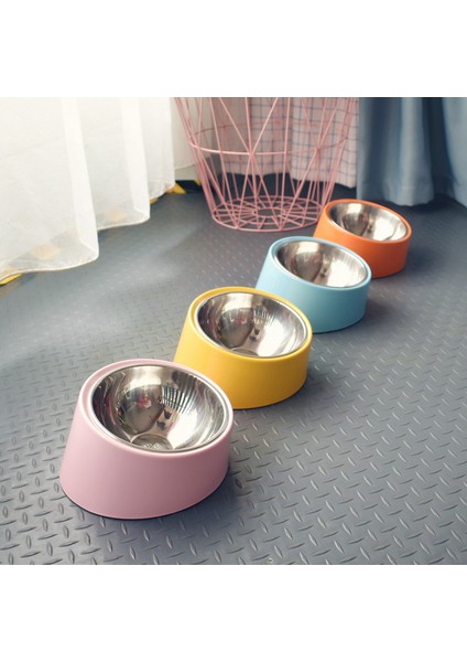 Turuncu 13X7CM Cawayı Kulübesi Köpek Besleyici Suluk Köpekler Kediler Için Evcil Hayvan Mama Kasesi Comedero Perro Miska Dla Psa Gamelle Chien Chat Voerbak Hond (Yurt Dışından) modelleri