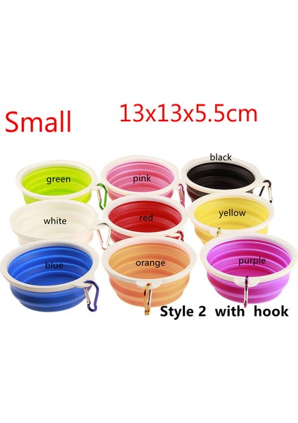 Stil 6 Mavi Silikon Çift Köpek Kaseleri Katlanabilir Hayvan Mama Kabı Taşınabilir Açık Seyahat Kedi Köpekler Besleme Yiyecek Kasesi Katlanabilir Köpek Yavru Kedi Besleyici (Yurt Dışından)