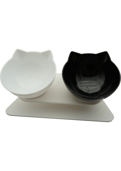 Tek Kaymaz Çift Kedi Kase Köpek Kase Standlı Evcil Hayvan Besleme Kedi Su Kasesi Kediler Için Mama Köpekler Için Evcil Hayvan Kaseleri Besleyici Ürün Malzemeleri (Yurt Dışından) modelleri