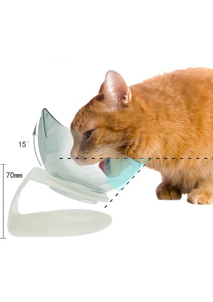 Tek Kaymaz Çift Kedi Kase Köpek Kase Standlı Evcil Hayvan Besleme Kedi Su Kasesi Kediler Için Mama Köpekler Için Evcil Hayvan Kaseleri Besleyici Ürün Malzemeleri (Yurt Dışından) fırsatları