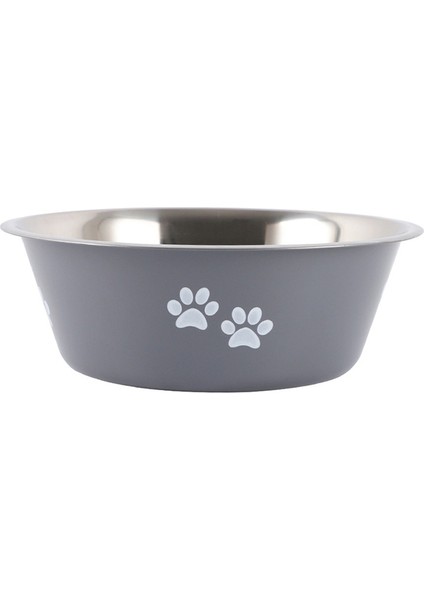 Gri L 1560 ml Köpek Kaseleri Kaymaz Besleme Kaseleri Küçük Orta Büyük Köpekler Için Paslanmaz Çelik Su Kaseleri Mama Kasesi Yükseltilmiş Yükseltilmiş Evcil Hayvan Besleyiciler (Yurt Dışından)