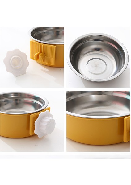 Mavi 15 cm 2022 Yeni Sıcak Satış Taşınabilir Asılı Paslanmaz Çelik Köpek Kase/çift Evcil Hayvan Kaseleri (Yurt Dışından) indirimleri