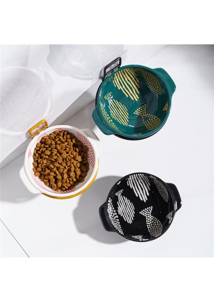 Resim Olarak Yeni Seramik Hayvan Mama Kabı Köpek Kedi Kase Asın Sabit Köpek Kafesi Su Mama Besleyici Kediler Köpekler Köpek Asılı Duvar Kafes Yemekleri (Yurt Dışından) modelleri