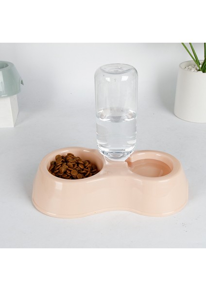 Mavi Içme Şişeli Plastik Evcil Hayvan Çift Kase Su Depolamalı Yemek ve Içmek Için Çift Kullanımlı Bir Kase Köpek Kasesi Kedi Hayvan Mama Kabı (Yurt Dışından) fiyatları