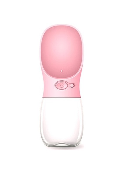 Pembe 550 ml Pet Köpek Su Şişesi Taşınabilir Içme Besleyici Köpekler Için Kedi Açık Seyahat Su Besleme Köpek Su Sebili Pet Malzemeleri (Yurt Dışından)