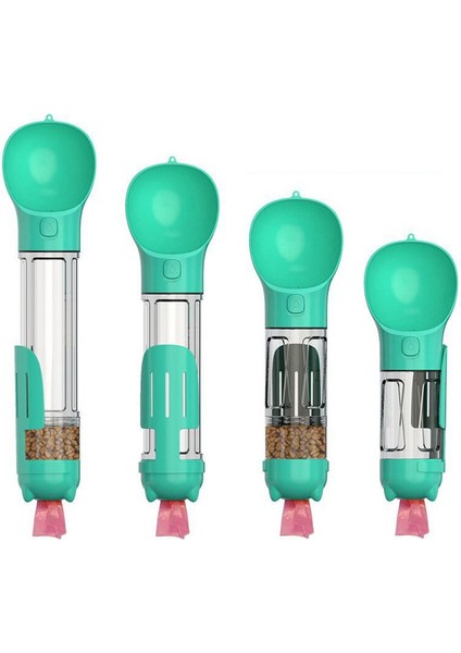 Sarı 300ML Yiyecek Kutusu Var 4'ü 1 Arada Çok Fonksiyonlu Taşınabilir Pet Köpek Su Şişesi Küçük Büyük Köpekler Için Kaseler Besleme Su Sebili Köpek Kumu Küreği (Yurt Dışından) fiyatları