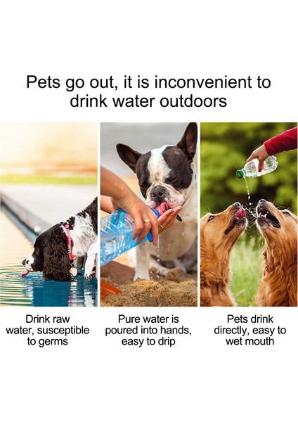 Pembe Set Taşınabilir Köpek Su Şişesi Sızdırmaz Pet Içme Kaseleri Su Gıda Kabı Evcil Hayvanlar Için Bpa Ücretsiz Açık Yürüyüş Yürüyüş Seyahat (Yurt Dışından) fırsatları