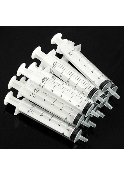 10ML 10 Adet Tek Kullanımlık Plastik 5/10 ml Enjektör Şırıngası Laboratuvar Besin Ölçümü Için Iğne Yok (Yurt Dışından) indirimleri