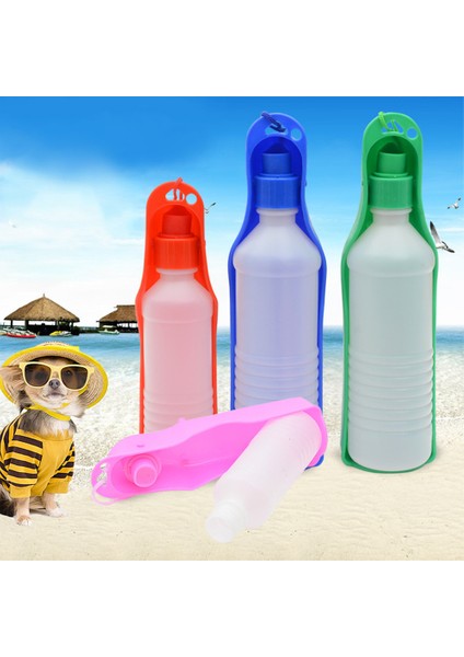 Mavi 500 ml Pet Köpek Su Şişesi Taşınabilir Köpek Kase Küçük Orta Köpek Suluk Seyahat Otomatik Gıda Besleme Suyu Şişeleri Ev Hayvanı Ürünü (Yurt Dışından) modelleri