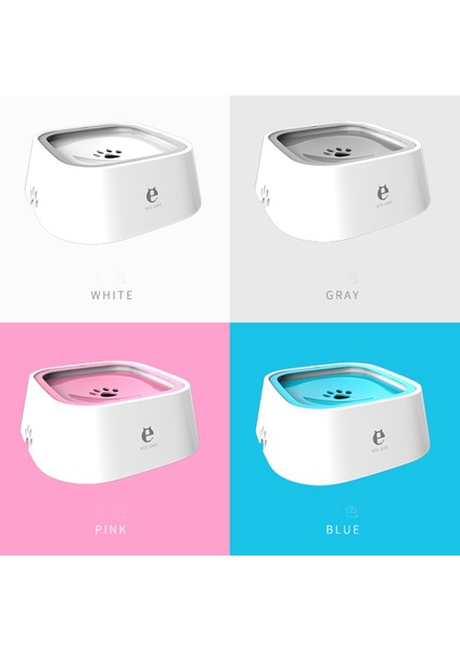 Beyaz Pet Köpek Kedi Kase Yüzen Kase Su Tiryakisi Islak Değil Ağız Sıçrama Su Kedi Kase Yağmurlama Değil Su Sebili Taşınabilir Köpek Kase (Yurt Dışından) fiyatları