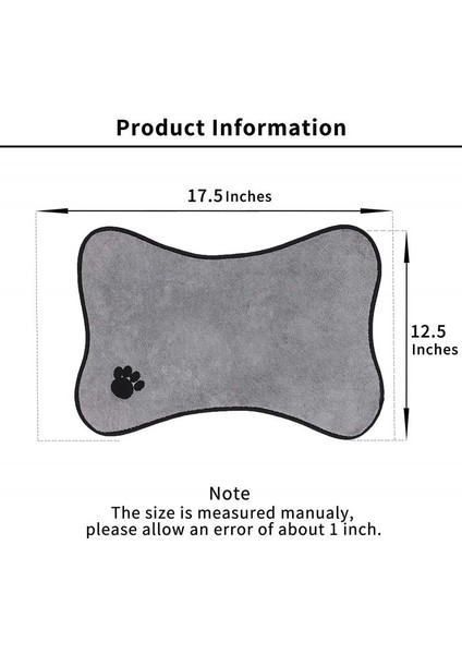 Gri Pet Placemat Köpek Kedi Maması Mat Pamuk Pet Besleme Pedi Orta Küçük Köpekler Kase Mat Kedi Paspasları Su ve Yiyeceklerin Dökülmesini Önler (Yurt Dışından) indirimleri