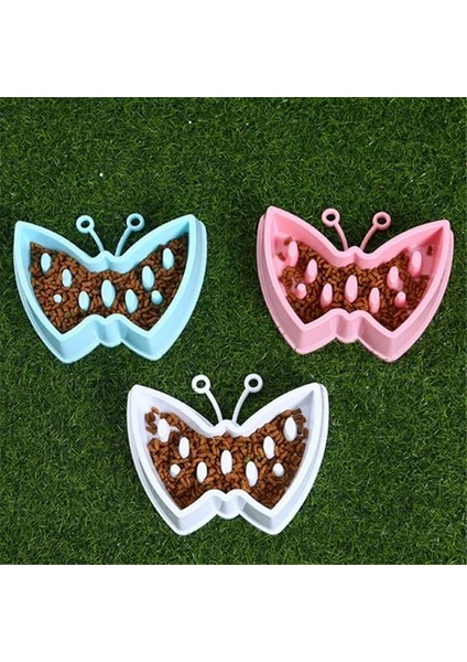 Stil 4 1 Adet Beyaz Renk 2023 Yeni Pet Köpek Kase Yavaş Besleyici Plastik Anti Boğulma Yavru Kedi Yemek Tabağı Kase Anti-Gulping Yemek Tabağı (Yurt Dışından) fiyatları