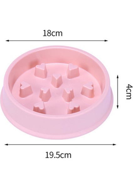 Stil 4 1 Adet Beyaz Renk 2023 Yeni Pet Köpek Kase Yavaş Besleyici Plastik Anti Boğulma Yavru Kedi Yemek Tabağı Kase Anti-Gulping Yemek Tabağı (Yurt Dışından) indirimleri