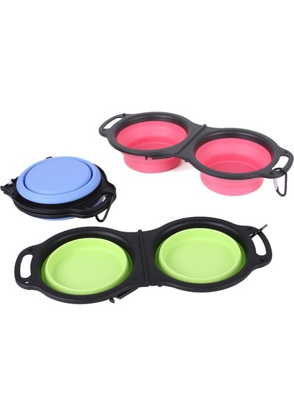 12 Kırmızı Katlanabilir Pet Besleyici Silikon Çift Köpek Mama Kaseleri Katlanabilir Yavru Yavru Kedi Kase Taşınabilir Açık Seyahat Kedi Köpekler Besleme Kaseleri (Yurt Dışından) indirimleri