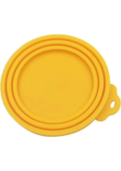 Sarı Yeniden Kullanılabilir Pet Gıda Kapağı Kaplama Silikon Köpek ve Kedi Saklama Konserve Kutusu Kapağı Sızdırmazlık Kapağı Evcil Hayvan Malzemeleri Için Uygun 65MM 75MM 85MM (Yurt Dışından)