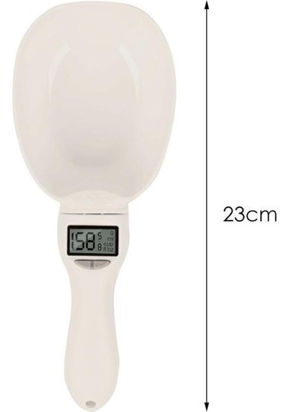 Beyaz Evcil Hayvan Yemi Ölçeği Elektronik Ölçüm Aracı Yeni Köpek Kedi Besleme Kasesi Ölçüm Kaşığı Mutfak Terazisi Dijital Ekran 250ML (Yurt Dışından) modelleri