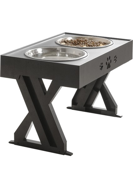 B-Blue Köpek Çift Kaseler Ayarlanabilir Yükseltilmiş Besleyici Evcil Hayvan Besleme Yükseltme Kedi Maması Su Kaseleri Standı ile Köpek Için Paslanmaz Çelik Kaldırma Masası (Yurt Dışından) modelleri