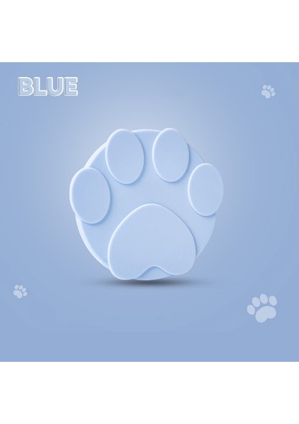 Mavi 1 Adet Taşınabilir Silikon Köpek Kedi Konserve Kapaklı Gıda Mühürleyen Pet Yemek Örtüsü Depolama Taze Tutma Kapakları Kase Köpek Aksesuarları Malzemeleri (Yurt Dışından)