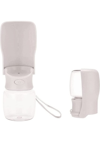 Beyaz 350 ml Taşınabilir Sızdırmaz Gıda Sınıfı Plastik Köpek Seyahat Su Şişesi Pet Su Şişesi Köpek Kedi Için Açık Yürüyüş Yürüyüş Seyahat (Yurt Dışından)