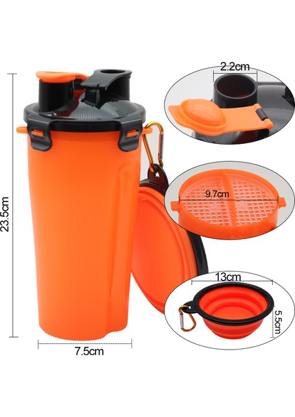 Set2 Yeşil 2 In 1 Pet Seyahat Mama ve Su Bardağı Şişe Taşınabilir Katlanabilir Kase Köpek Maması Kabı Pet Kedi Besleyici (Yurt Dışından) fırsatları